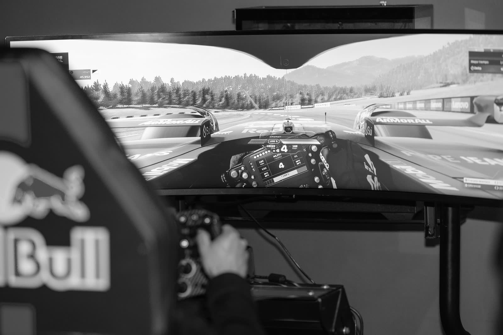 Sim racing station at BONOXS Series