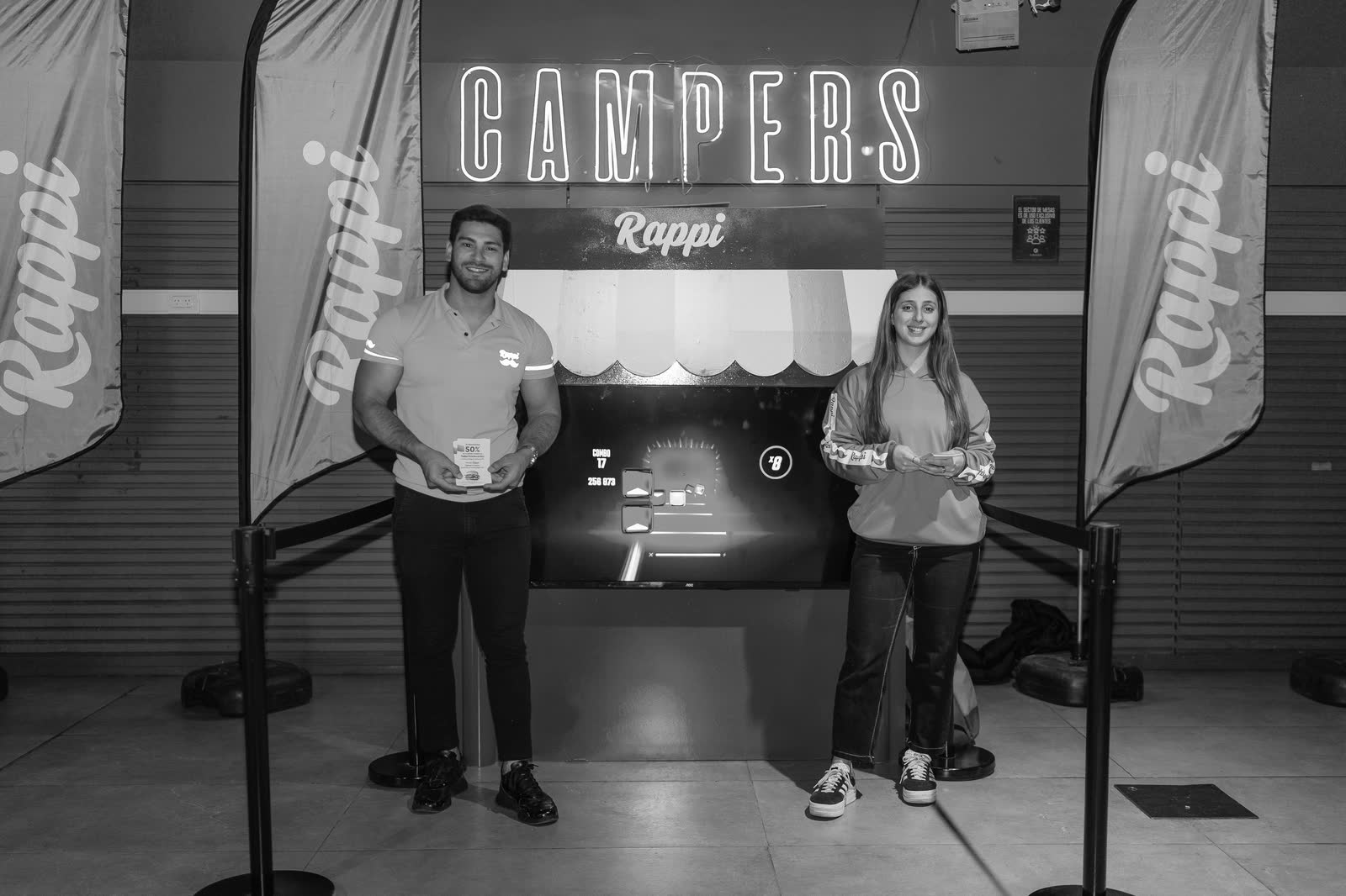 Brand activation with Rappi at BONOXS Series