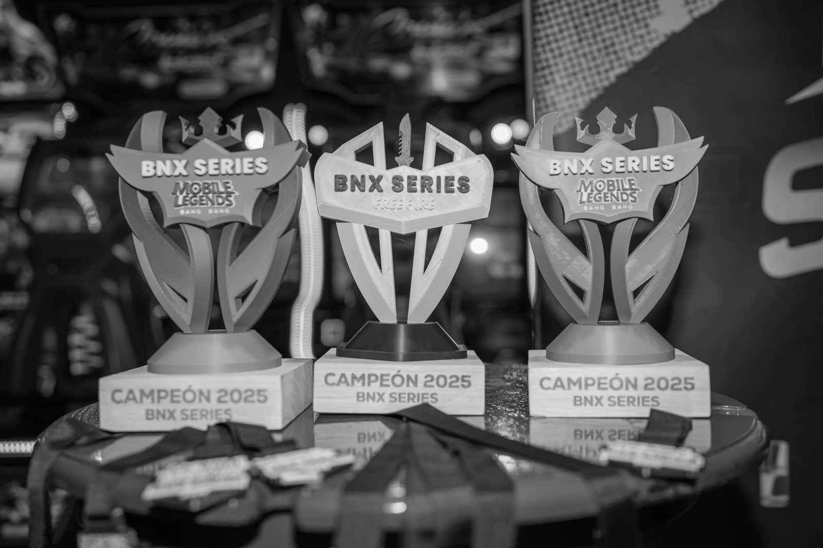 BNX Series 2025 champion trophies