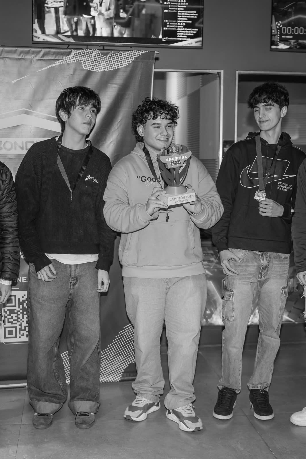 BONOXS Series champions with their trophy